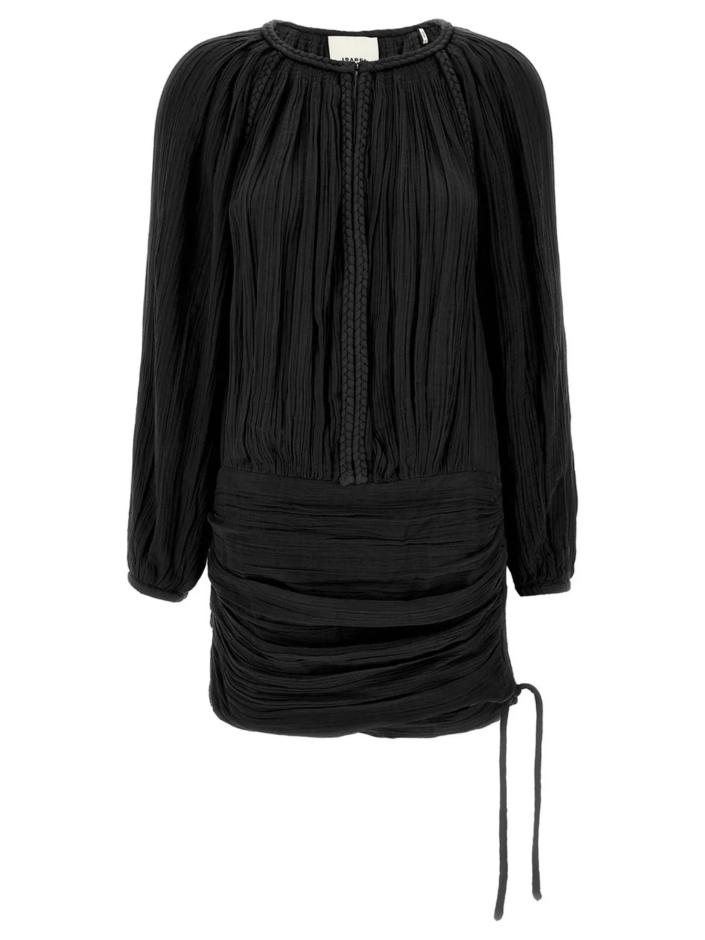 Ruched Drawstring Dress