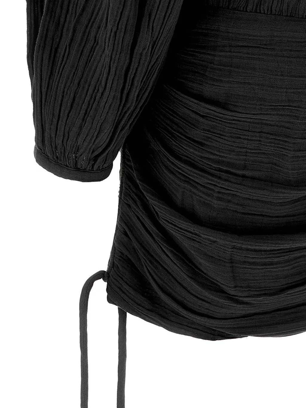 Ruched Drawstring Dress