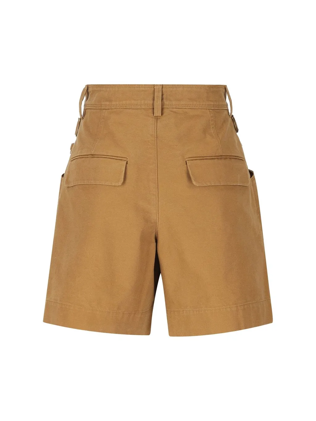 High-Waisted Shorts With Pleats