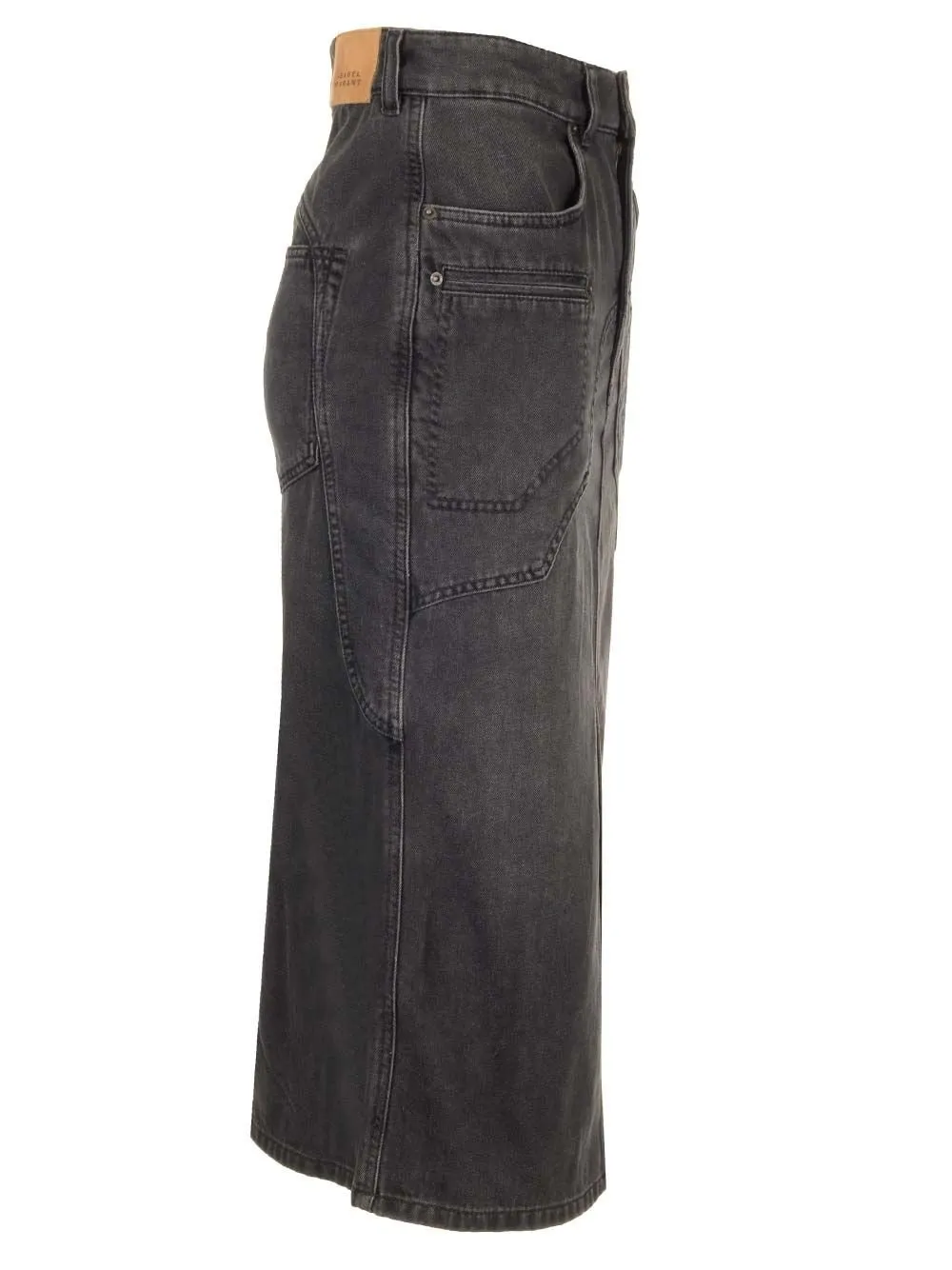 Denim Maxi Skirt