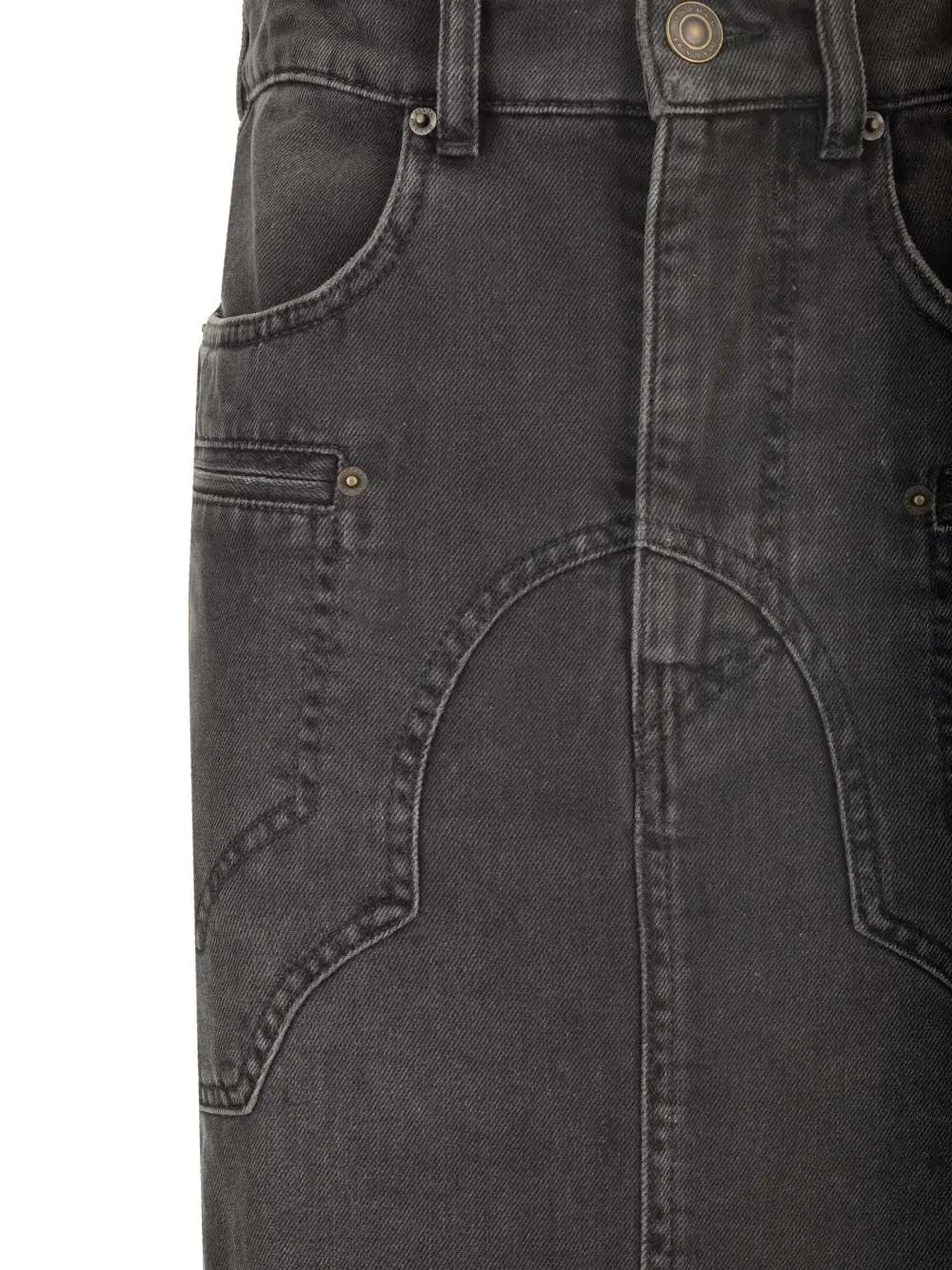 Denim Maxi Skirt