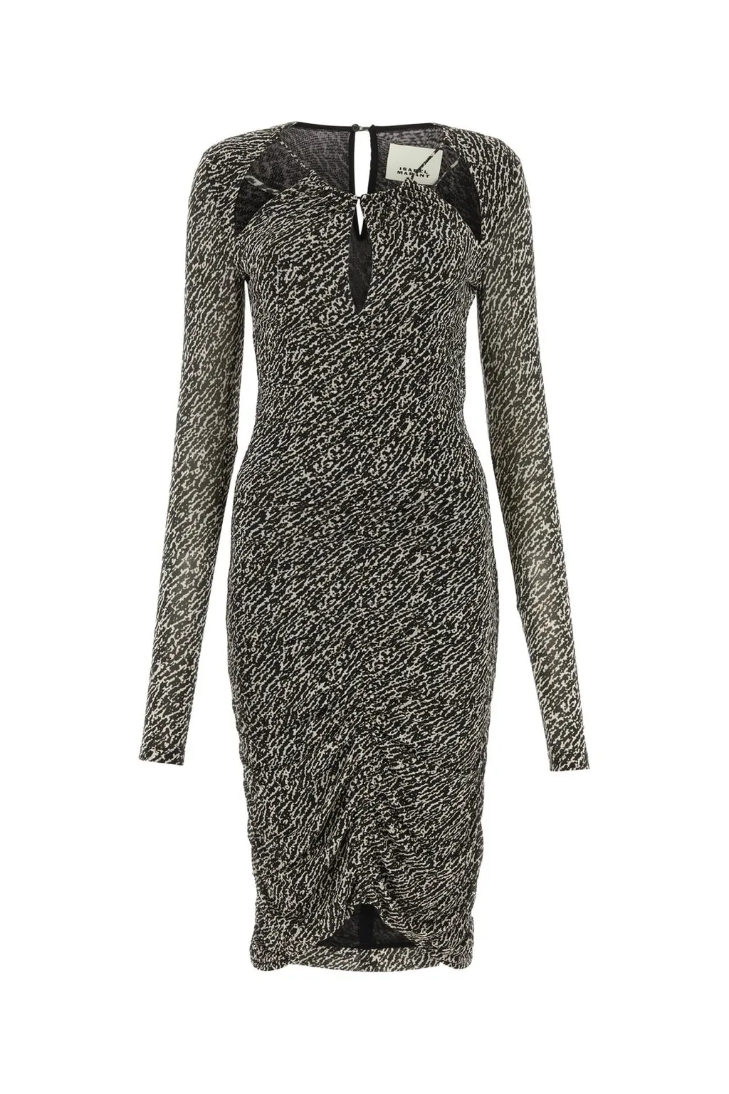 Long Sleeve Ruched Dress