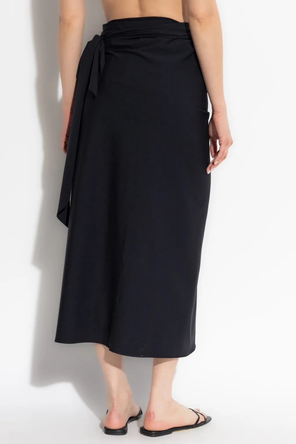 Draped Maxi Skirt