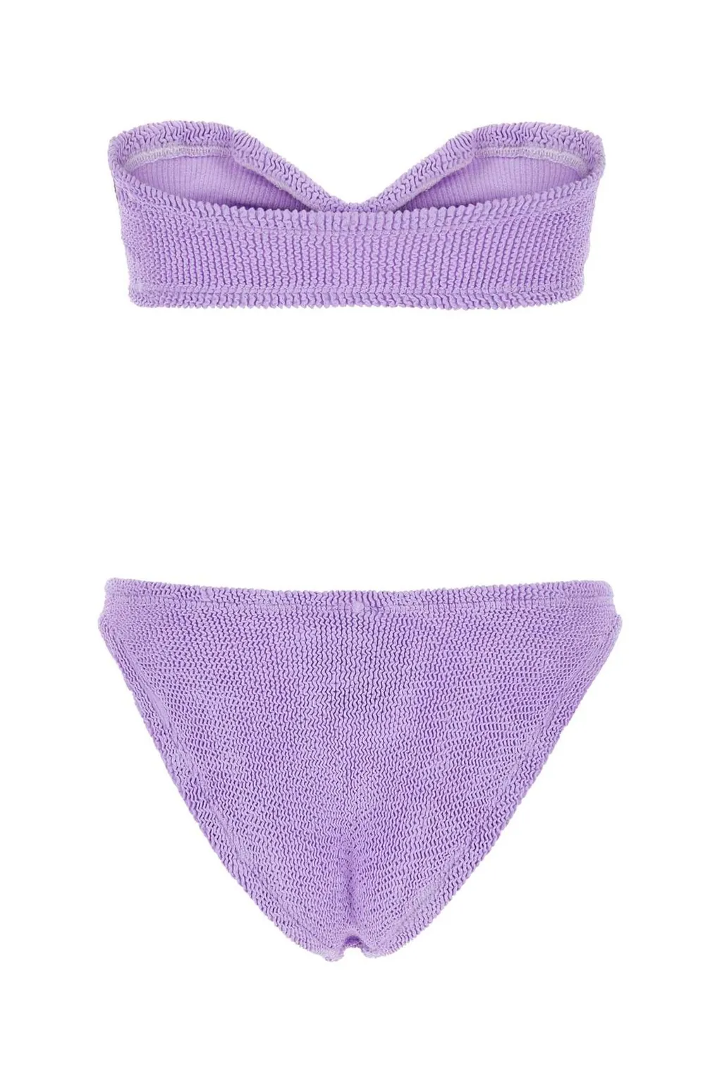 Bandeau Bikini Top And High-Waisted Bikini Bottoms