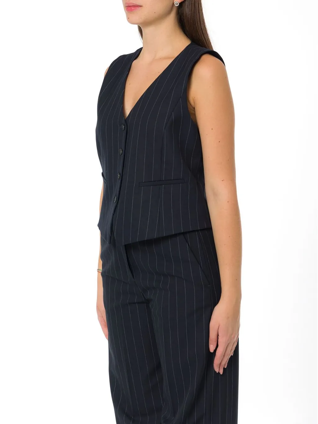 Pinstripe Vest