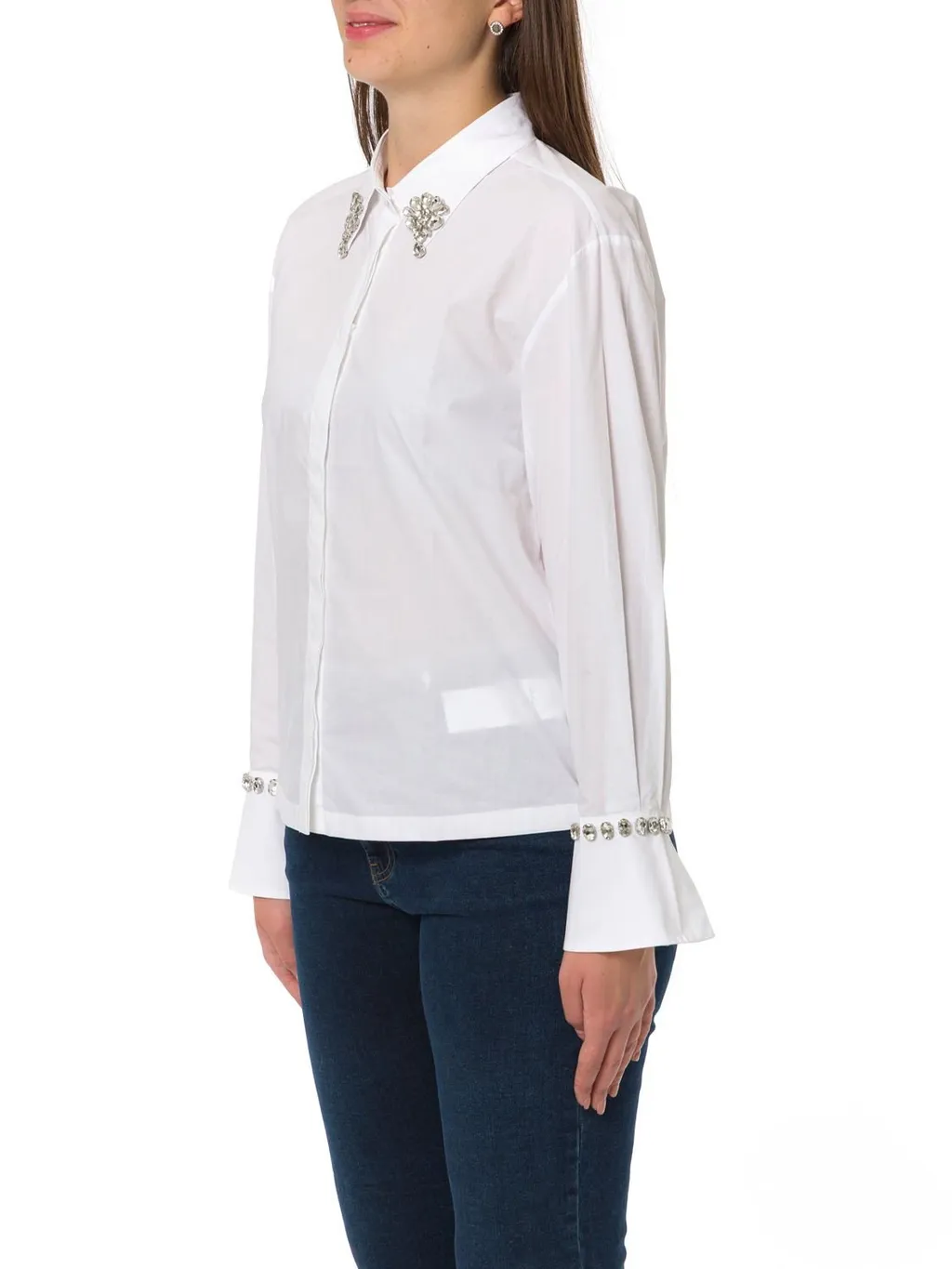 Button-Down Shirt With Embellishments
