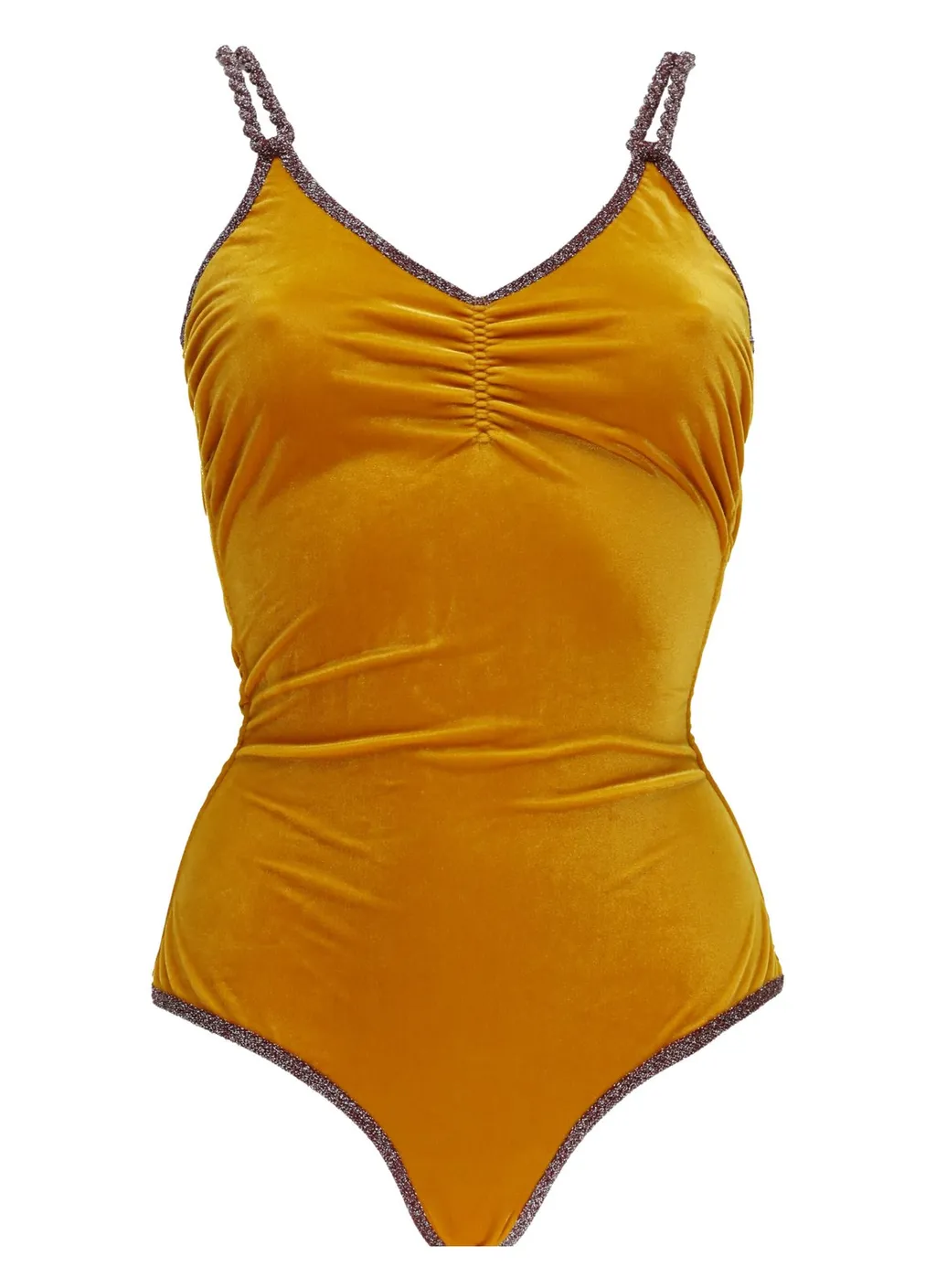 Velvet Ruched Swimsuit