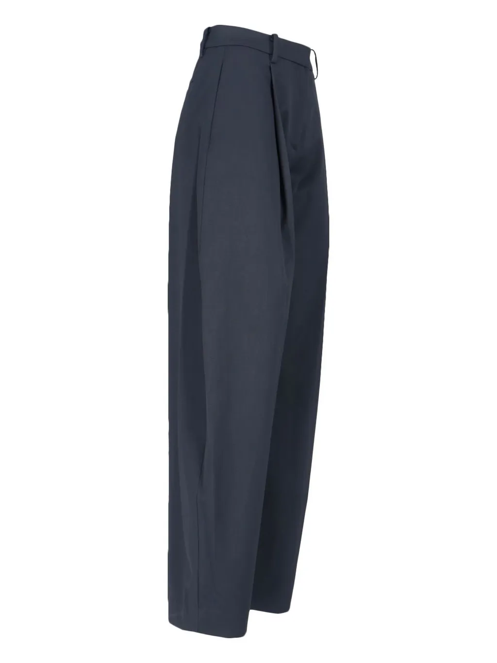 Pleated Wide-Leg Trousers