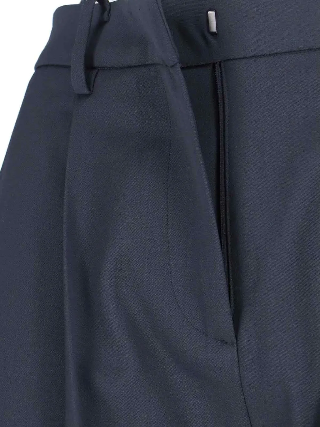 Pleated Wide-Leg Trousers