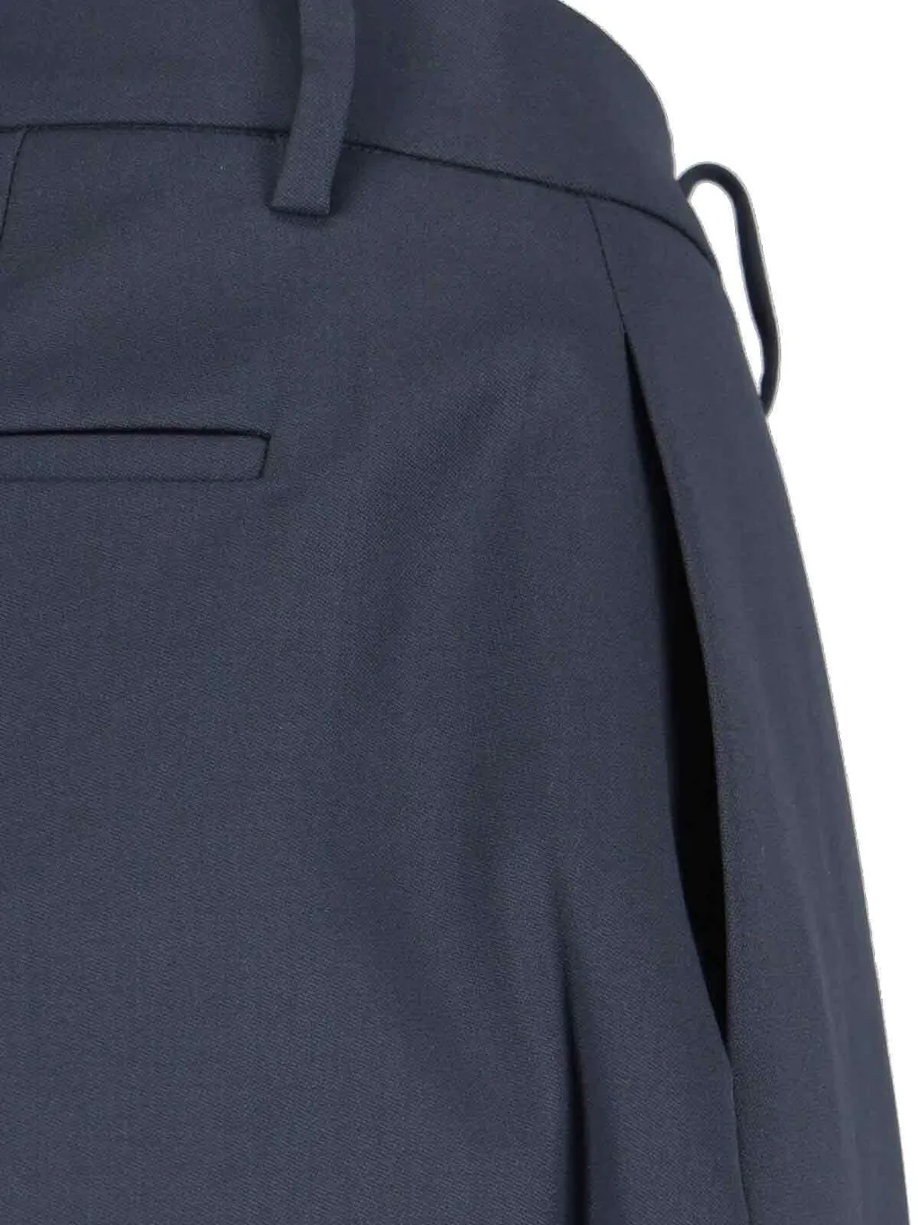 Pleated Wide-Leg Trousers