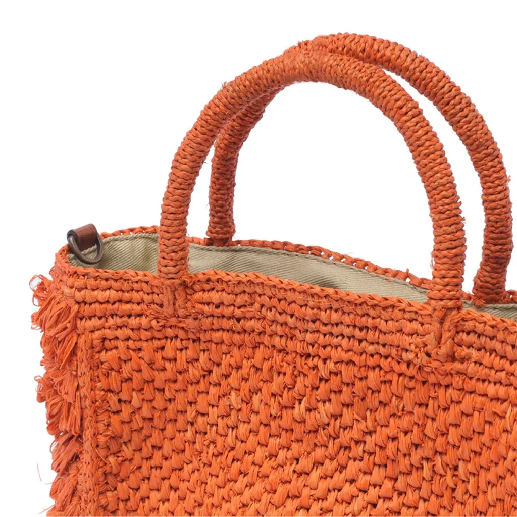Raffia Tote Bag