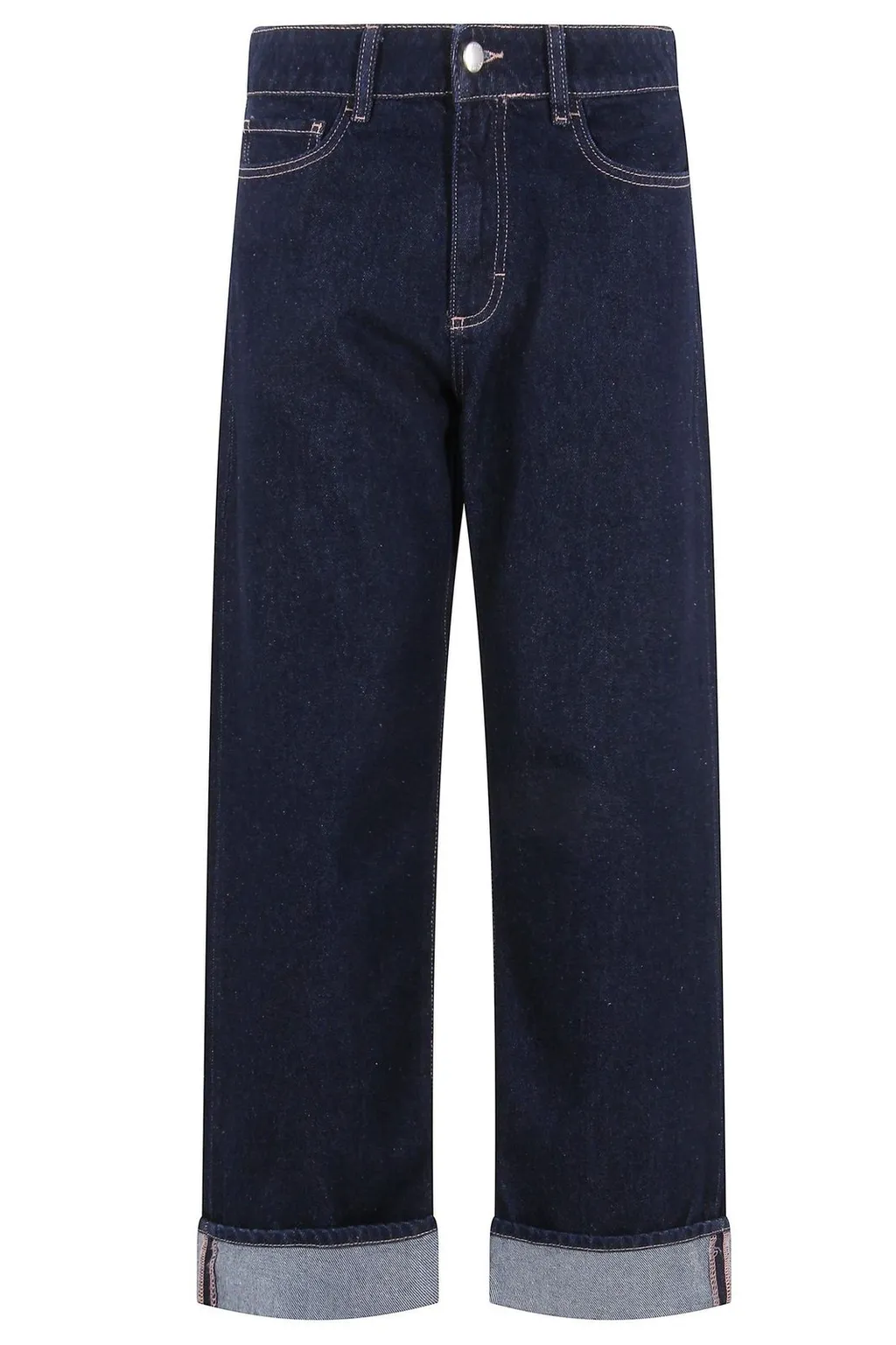 High-Waisted Wide-Leg Jeans