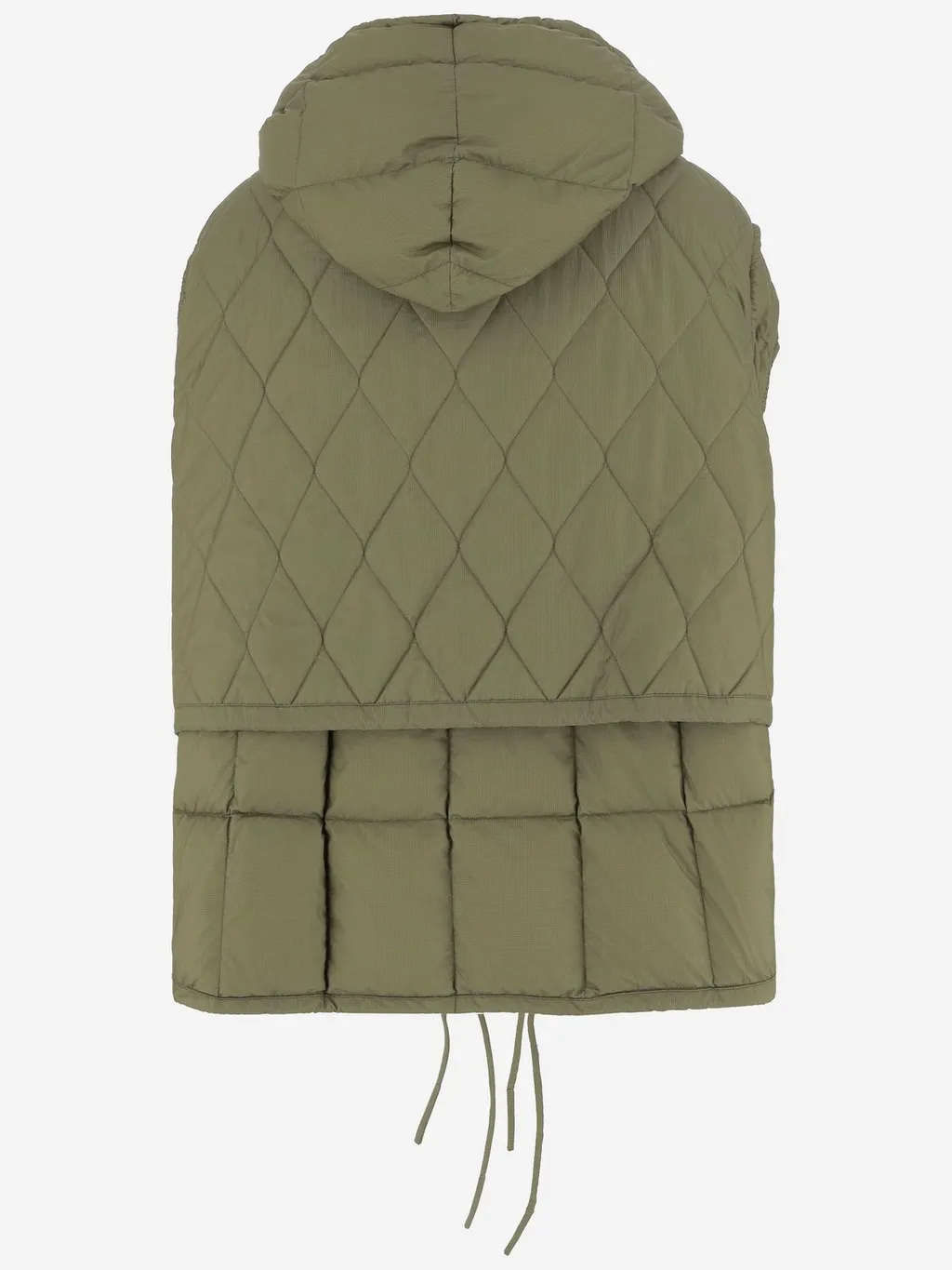 Quilted Vest With Hood