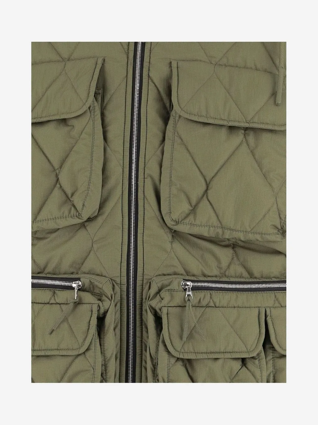 Quilted Vest With Hood