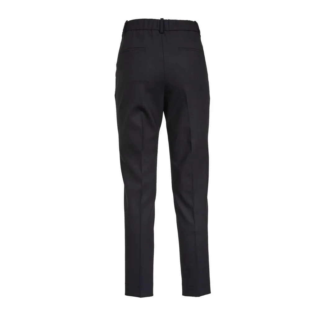 Velvet Wide-Leg Pants
