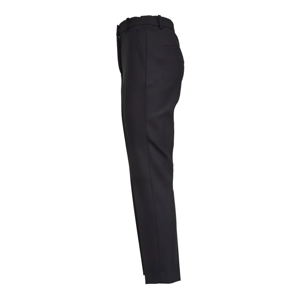 Velvet Wide-Leg Pants