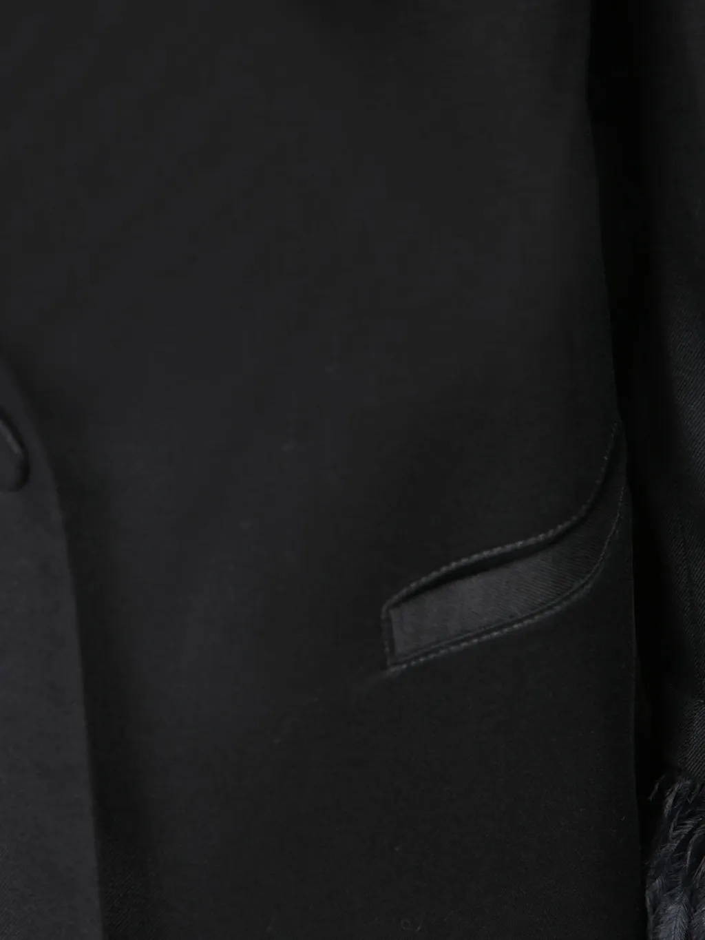 Blazer With Feather Trim
