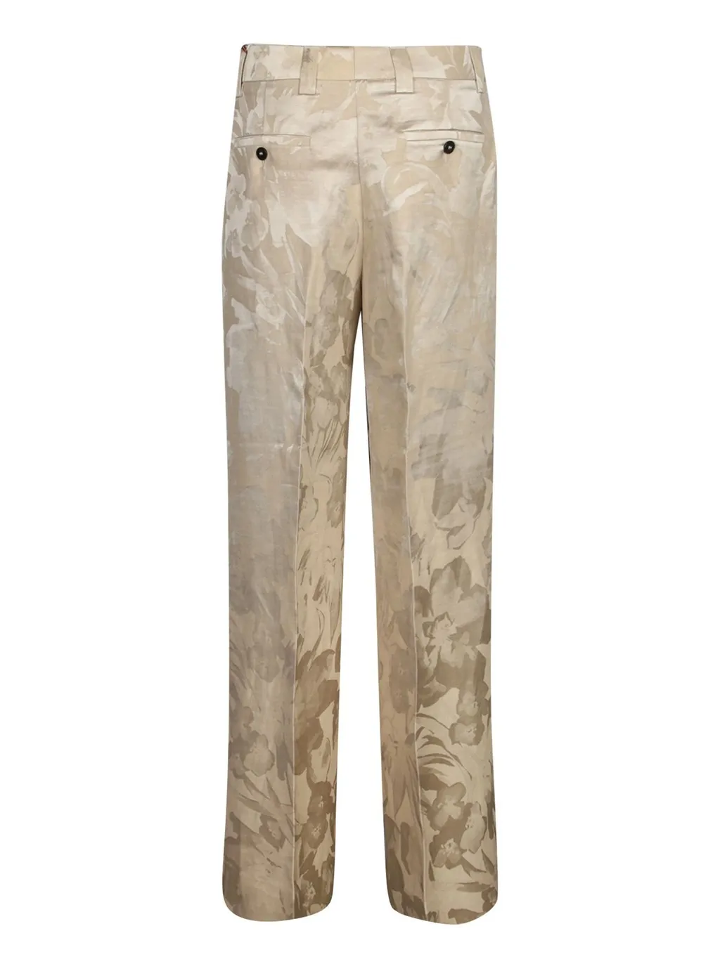 Floral Jacquard Trousers