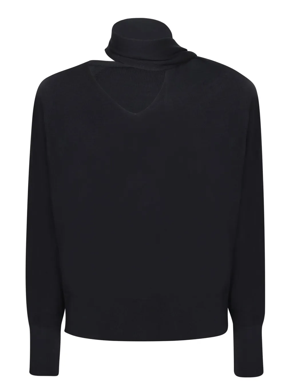 Turtleneck Sweater With Cut-Out