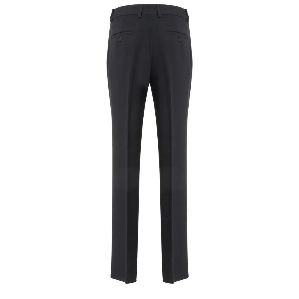 High-Waisted Wide-Leg Trousers