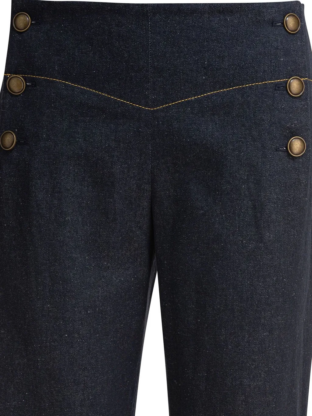 High-Waisted Sailor Pants