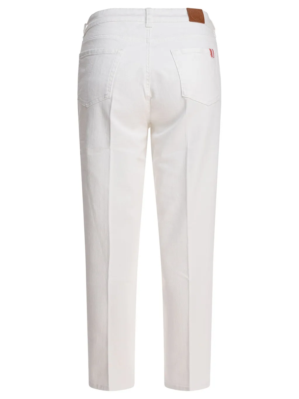 High-Waisted Straight-Leg Jeans