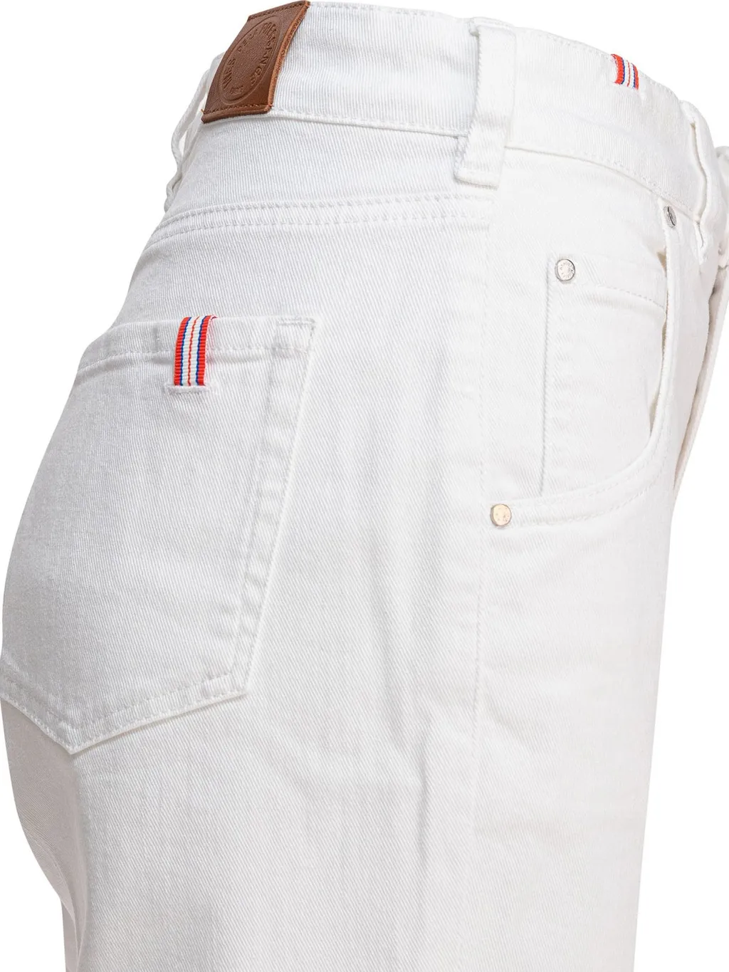 High-Waisted Straight-Leg Jeans
