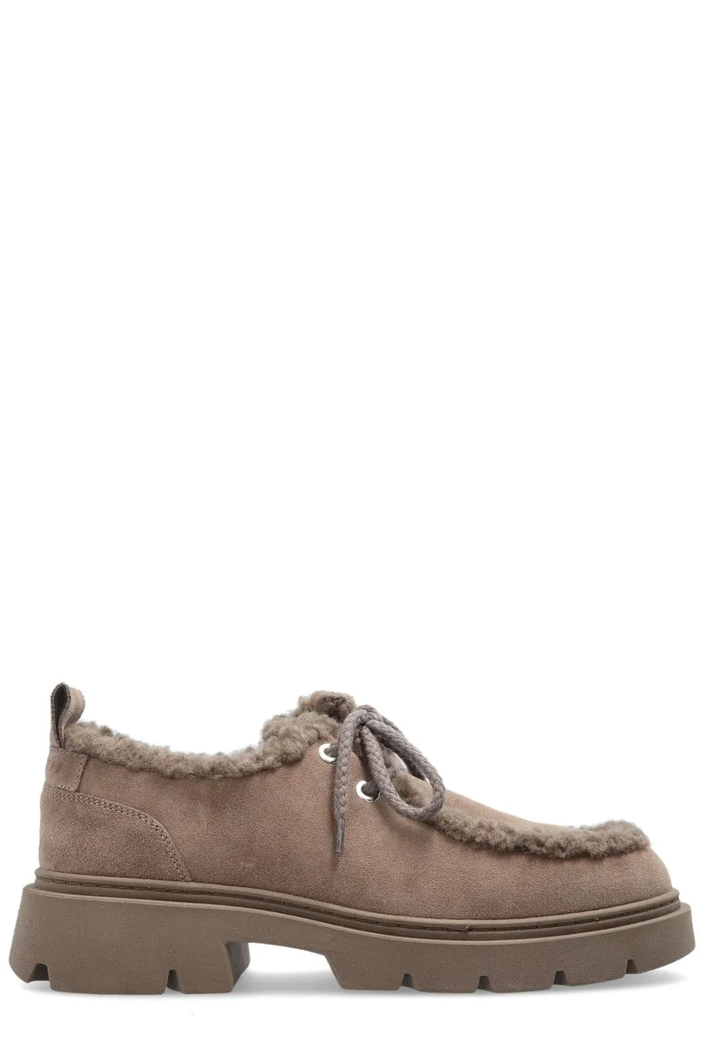 Shearling Trimmed Loafers