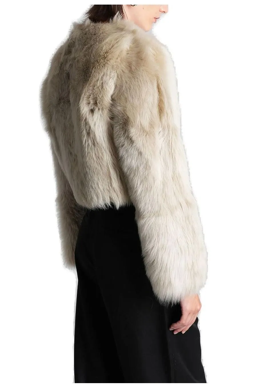 Faux Fur Cropped Jacket