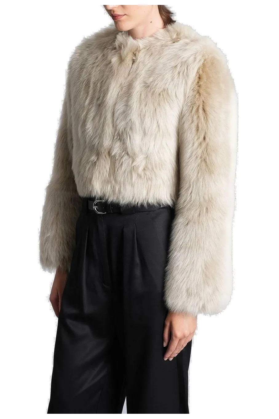 Faux Fur Cropped Jacket