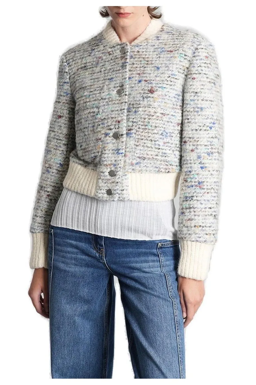 Tweed Bomber Jacket
