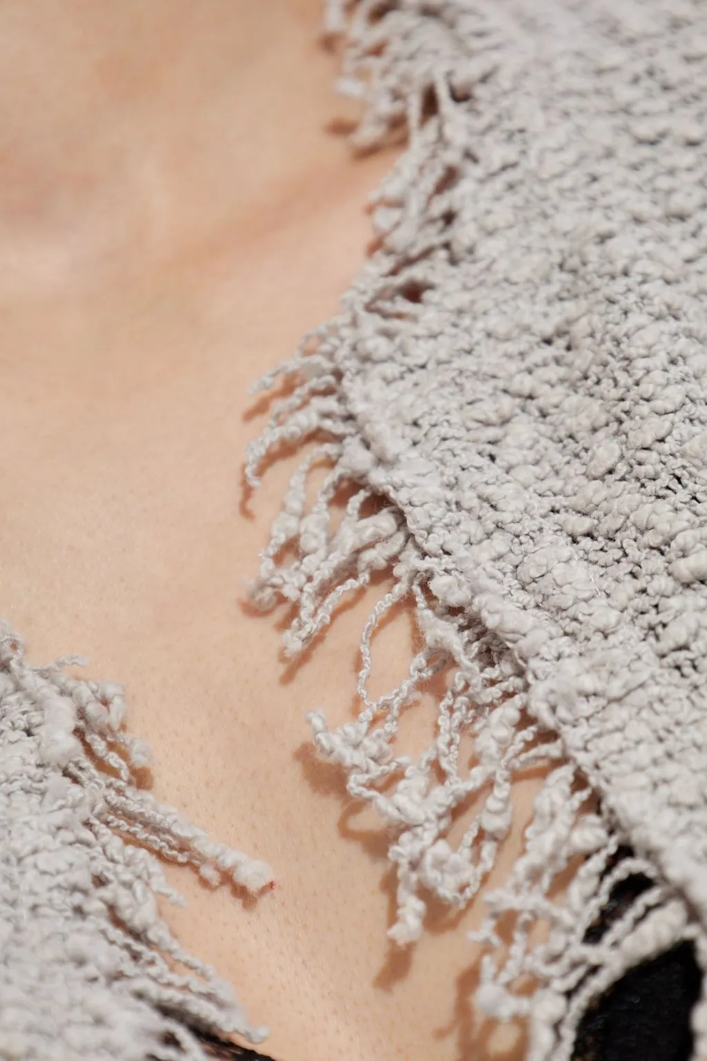 Fringed Tweed Jacket
