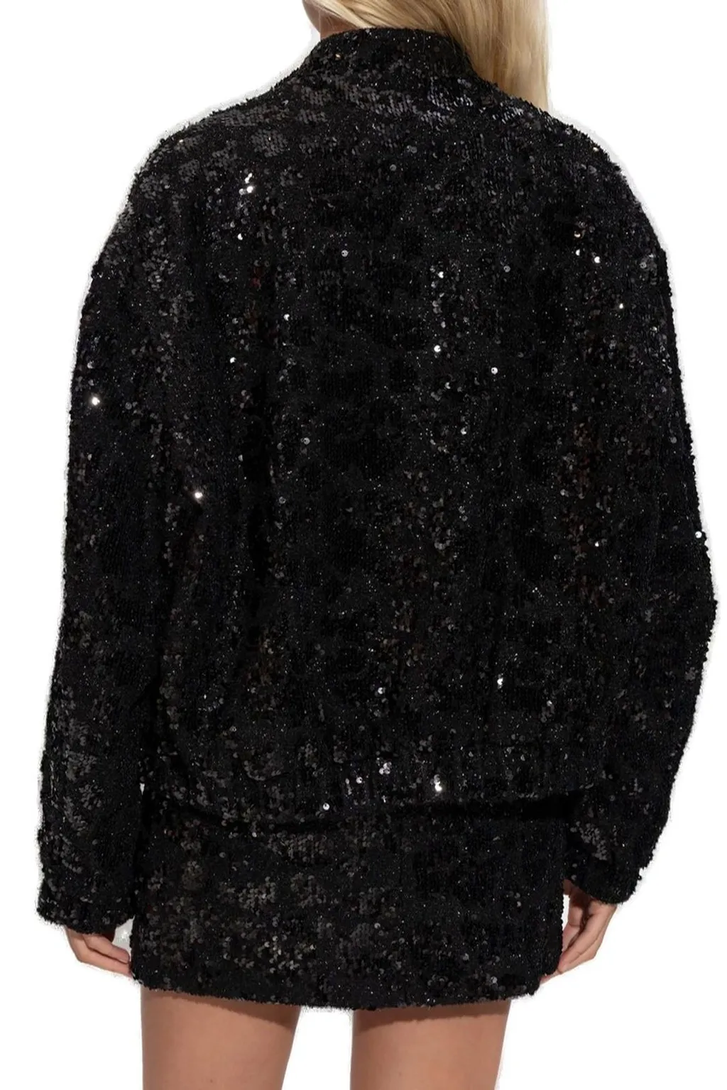 Sequined Bomber Jacket