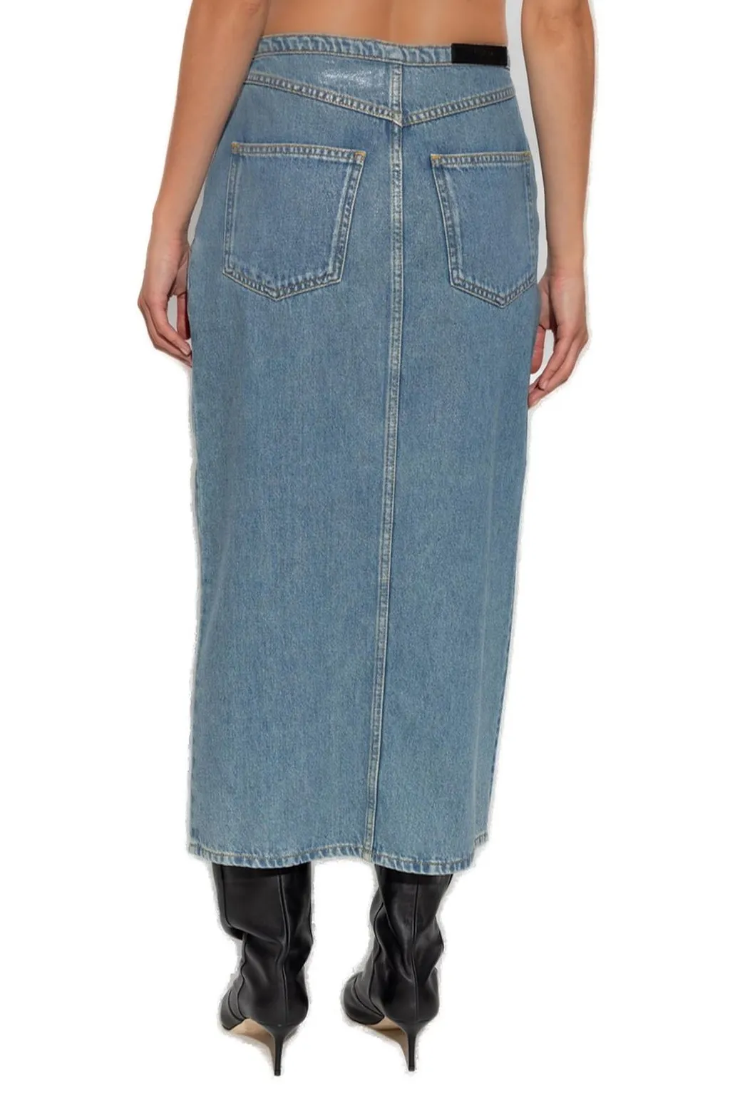 Denim Maxi Skirt