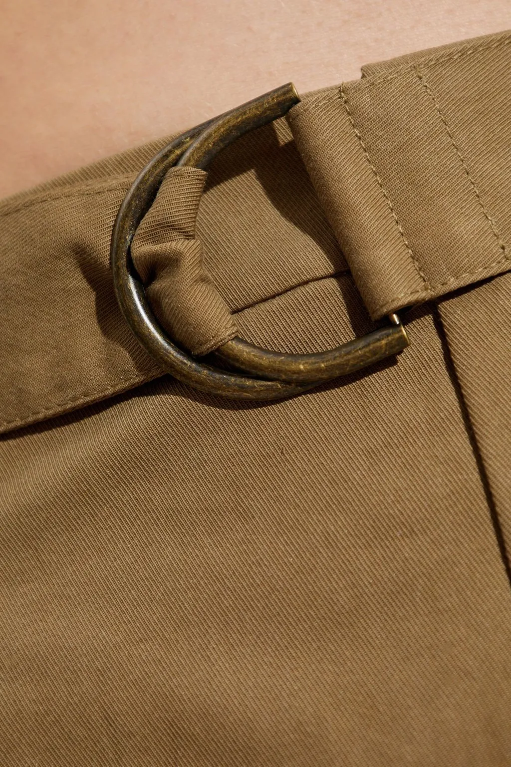 High-Waisted Shorts With Belt