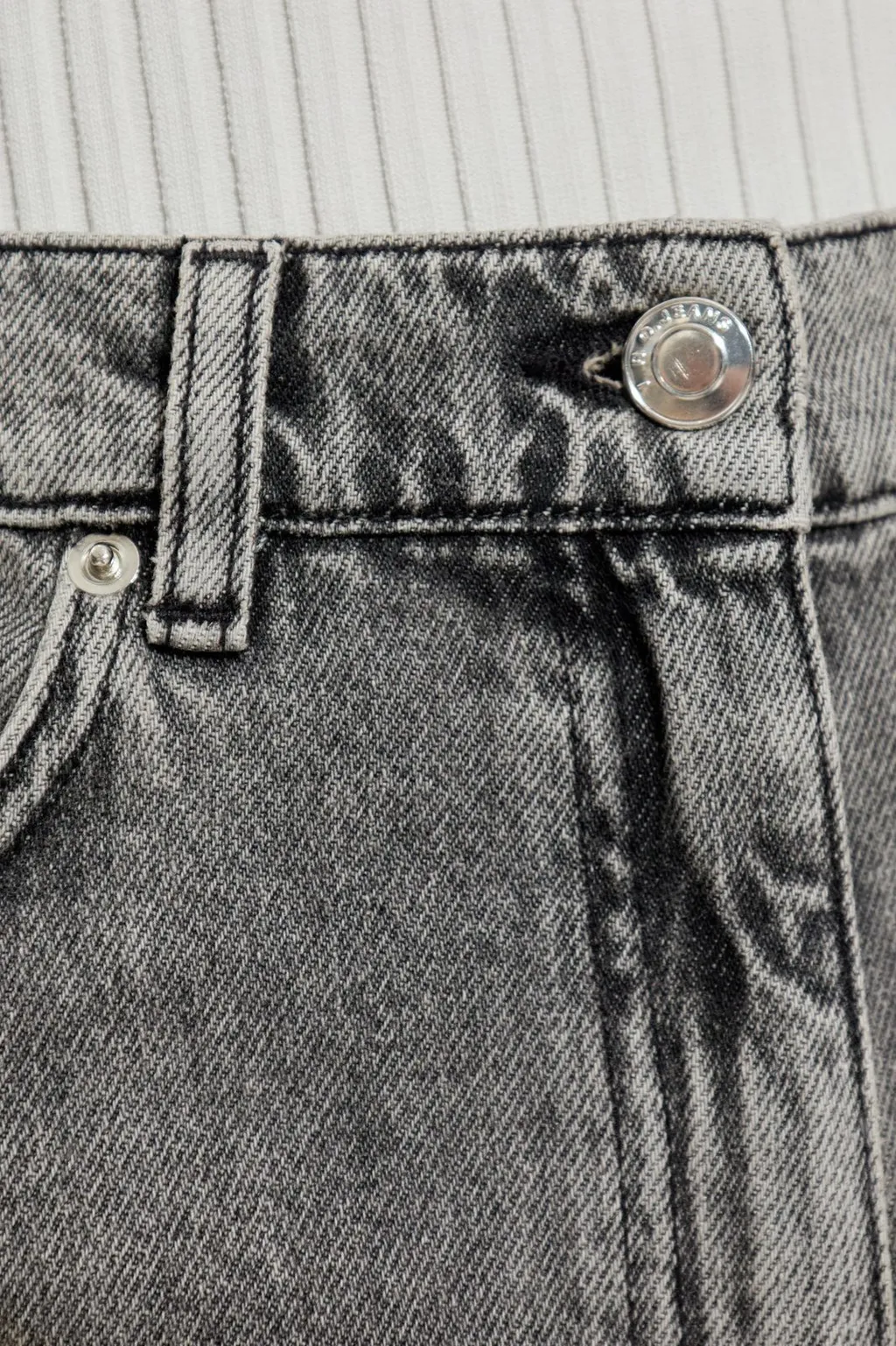 High-Waisted Straight-Leg Jeans