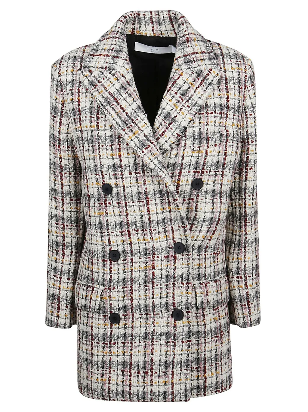 Double-Breasted Tweed Blazer