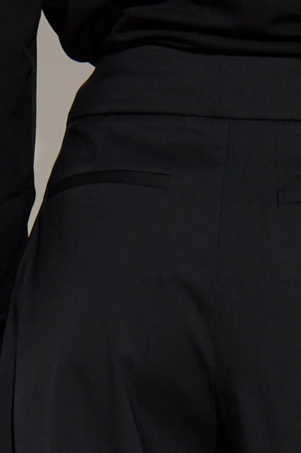 High-Waisted Pleated Trousers