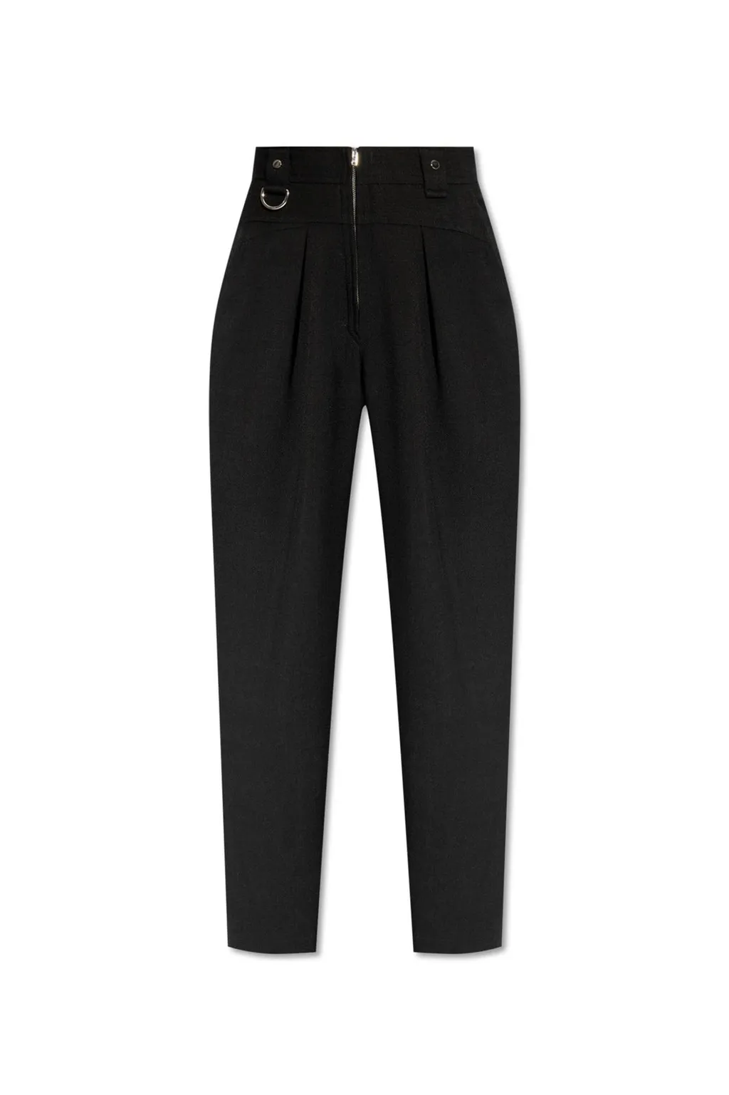 High-Waisted Pleated Trousers