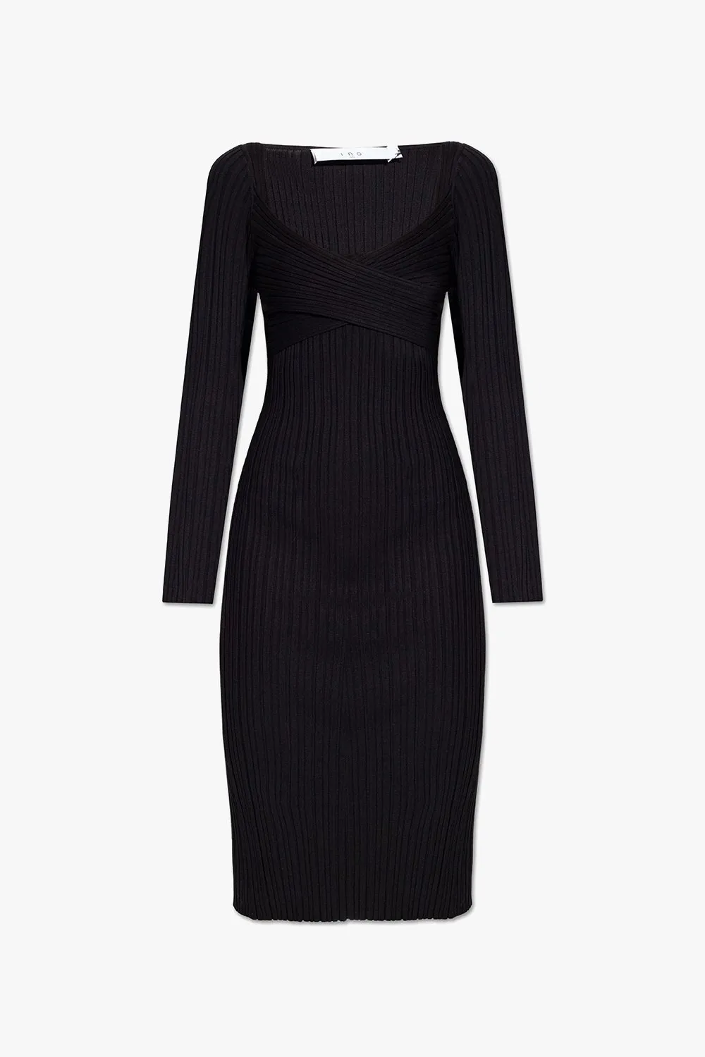 Ribbed Knit Midi Dress