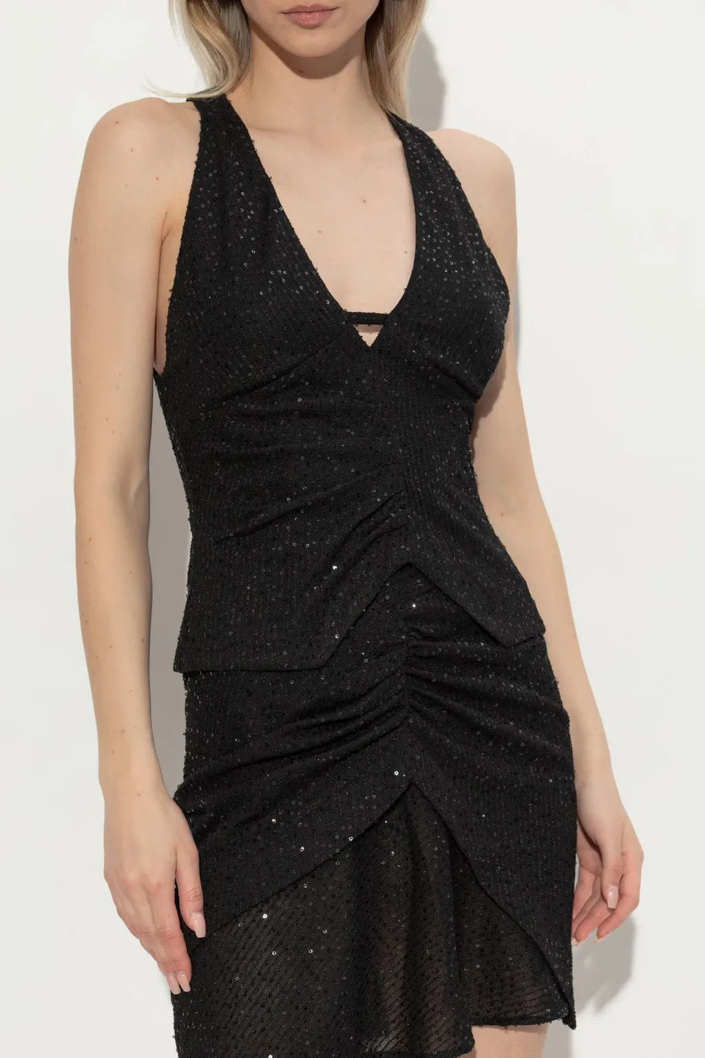Sequin Halter Top