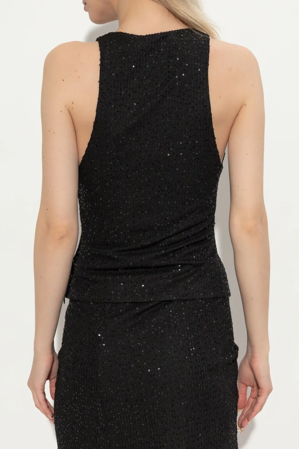 Sequin Halter Top