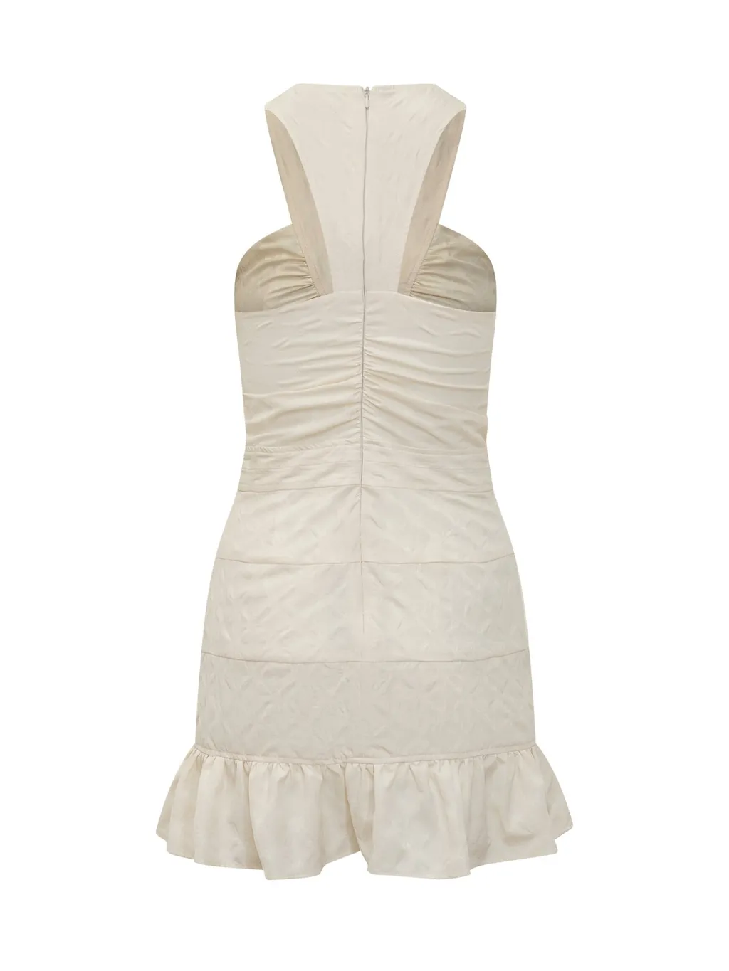 Ruched Halter Dress