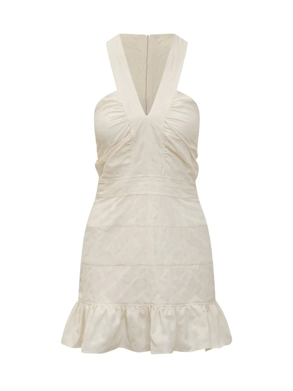 Ruched Halter Dress