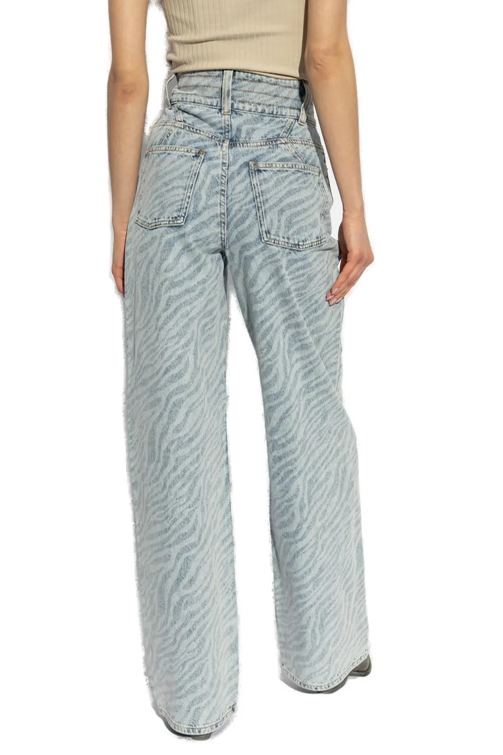 High-Waisted Wide-Leg Jeans