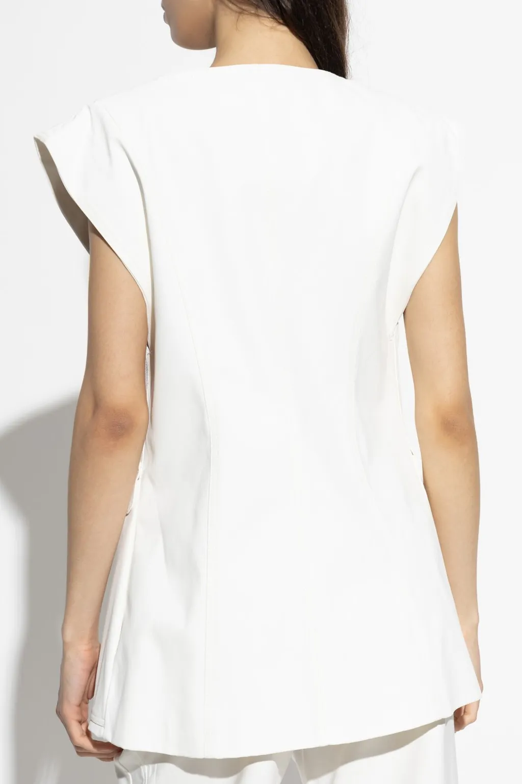 Sleeveless V-Neck Vest