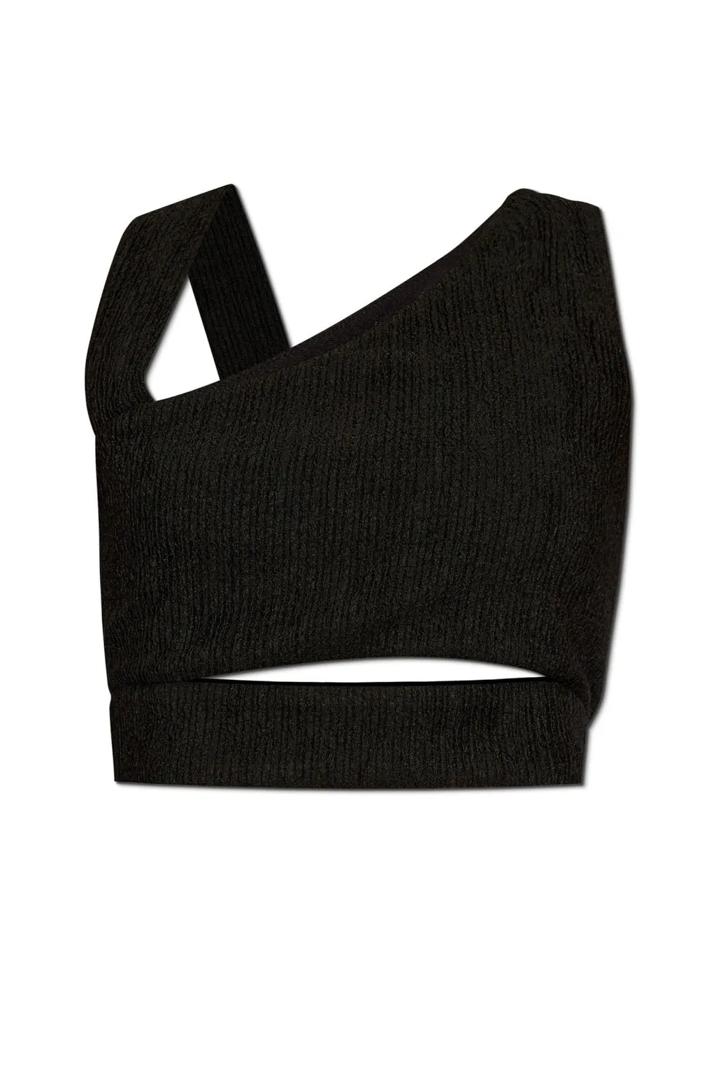 One-Shoulder Cutout Knit Top