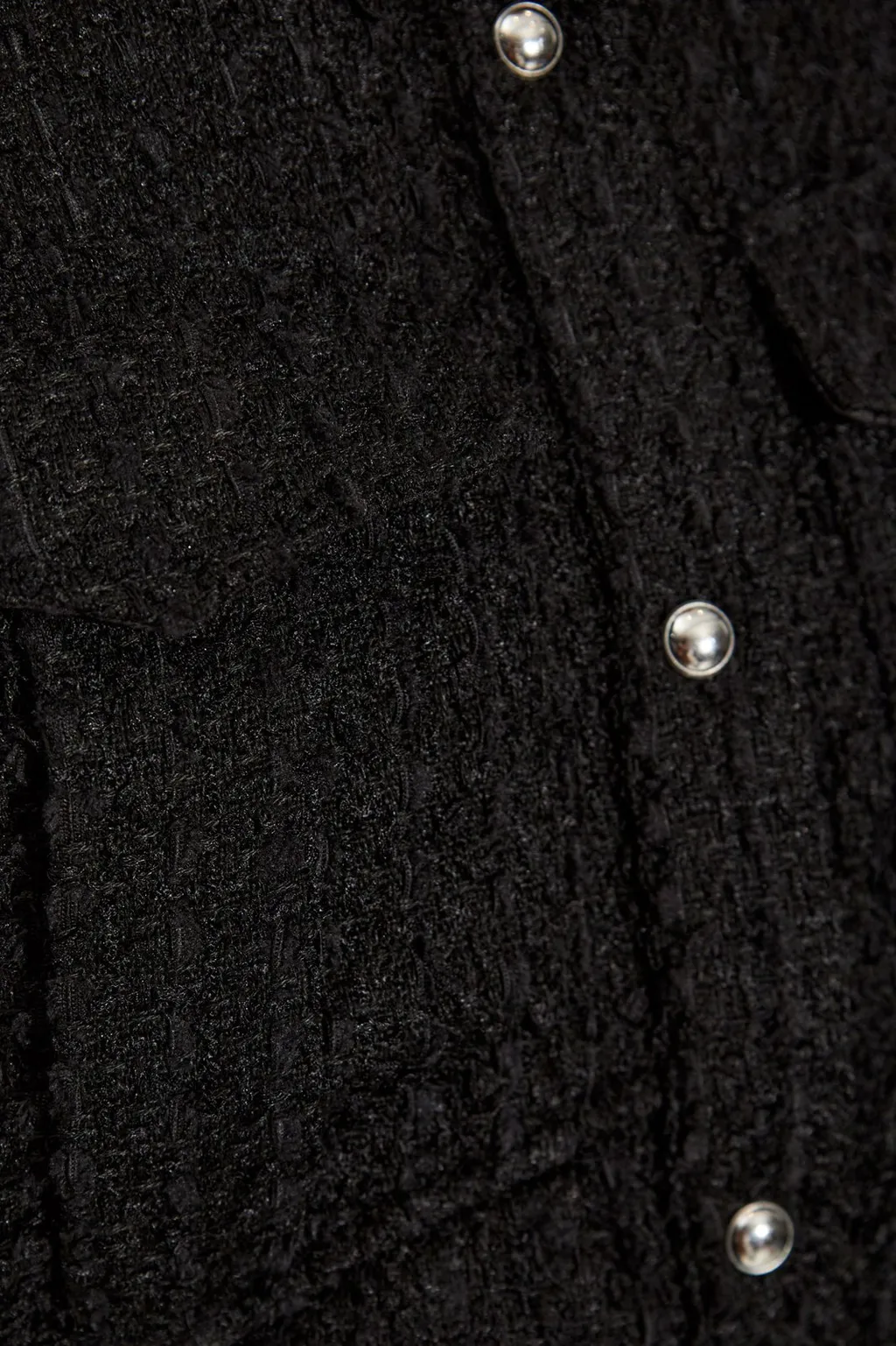 Textured Cropped Shirt