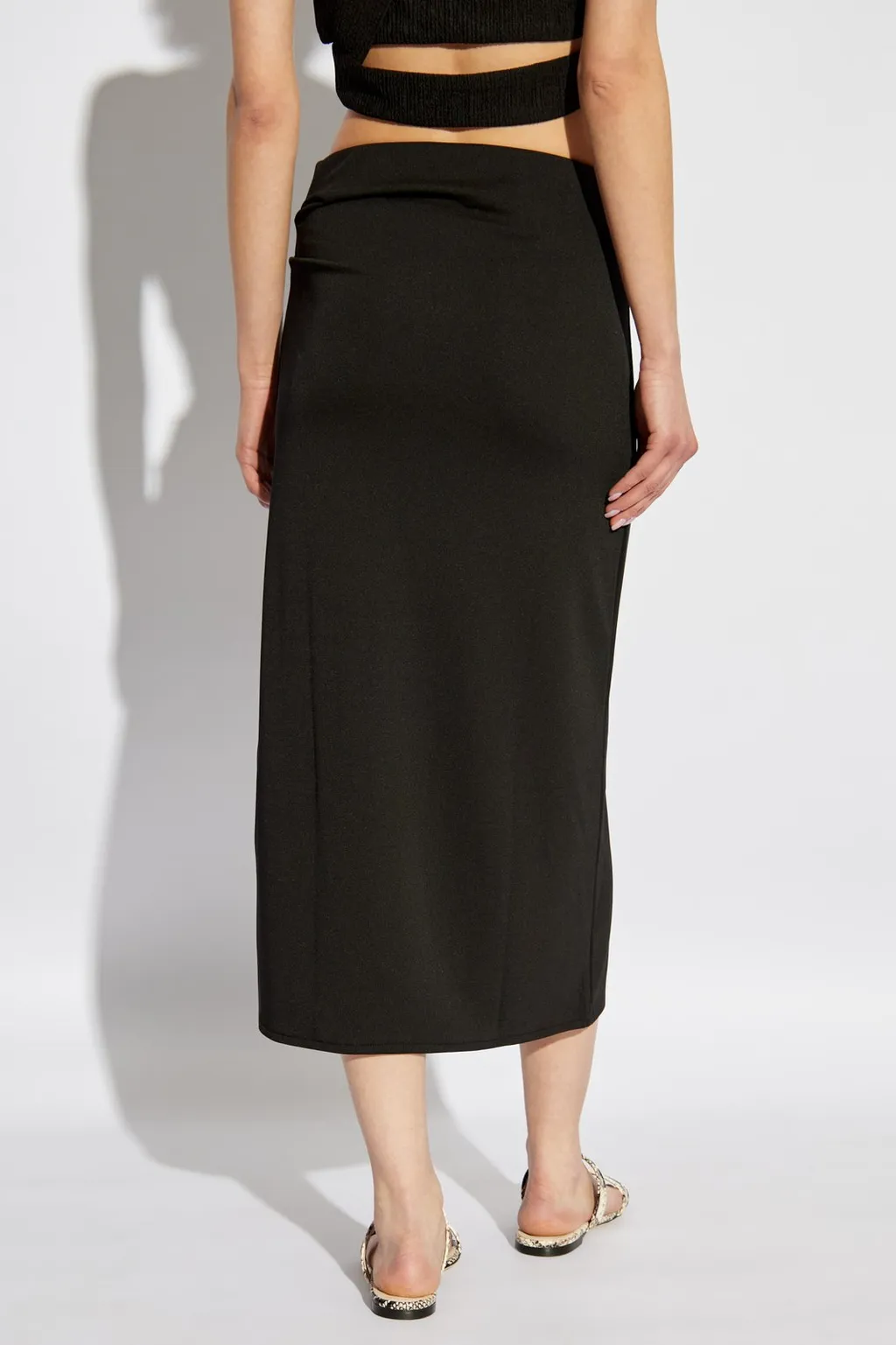 Midi Skirt With Slit