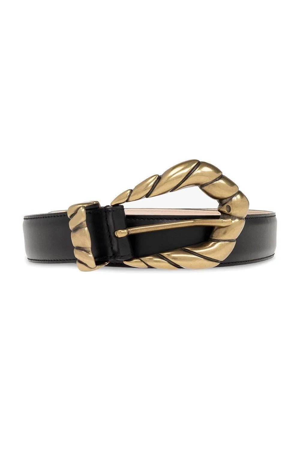 Belt With Twisted Buckle